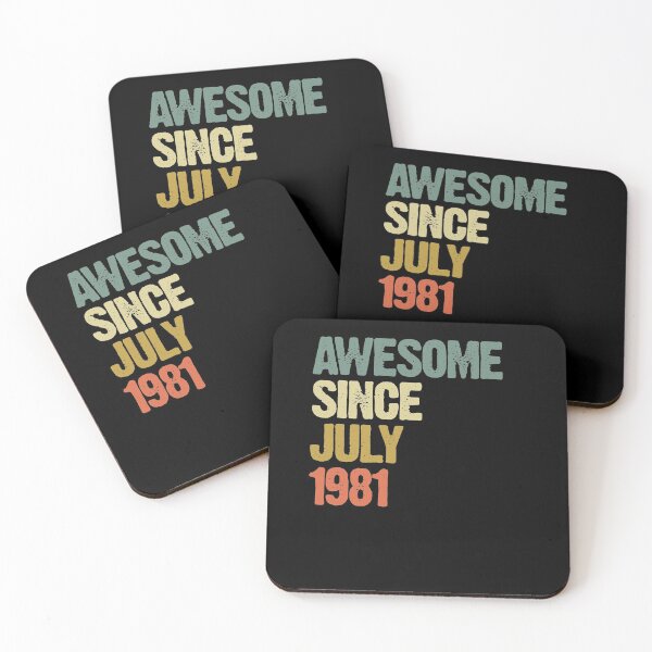 Item preview, Awesome Since July 1981 39th Birthday Gift designed and sold by vomaria.