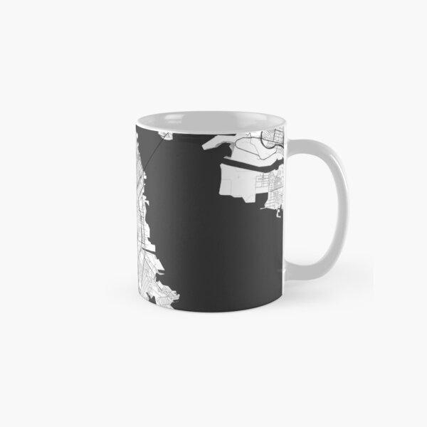 San Francisco Map Gray Classic Mug