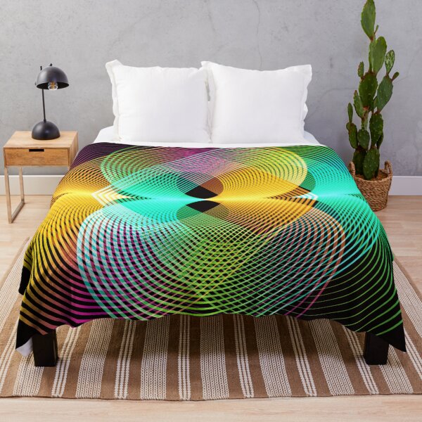 Item preview, Rainbow geometric lineart abstract  designed and sold by Carolina Salazar.