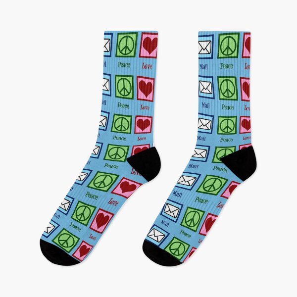 Item preview, Peace Love Mail Post Office Worker designed and sold by Epic Love Designs.