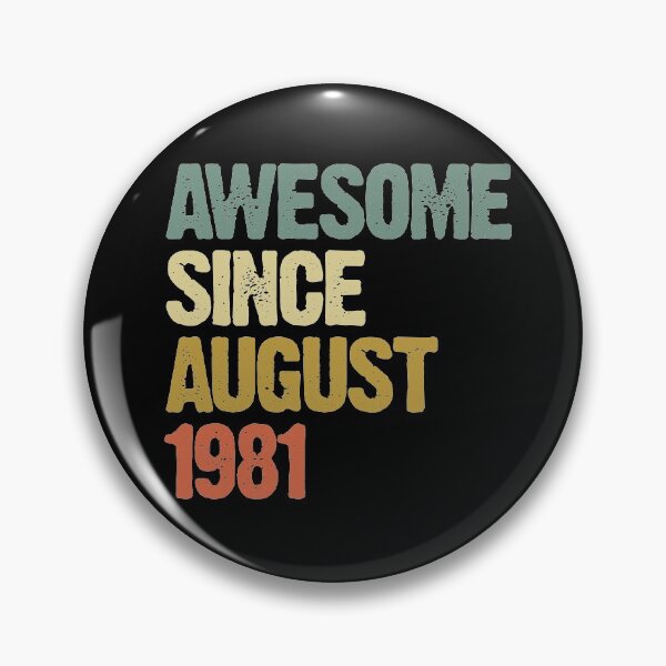 Item preview, Awesome Since August 1981 39th Birthday Gift designed and sold by vomaria.