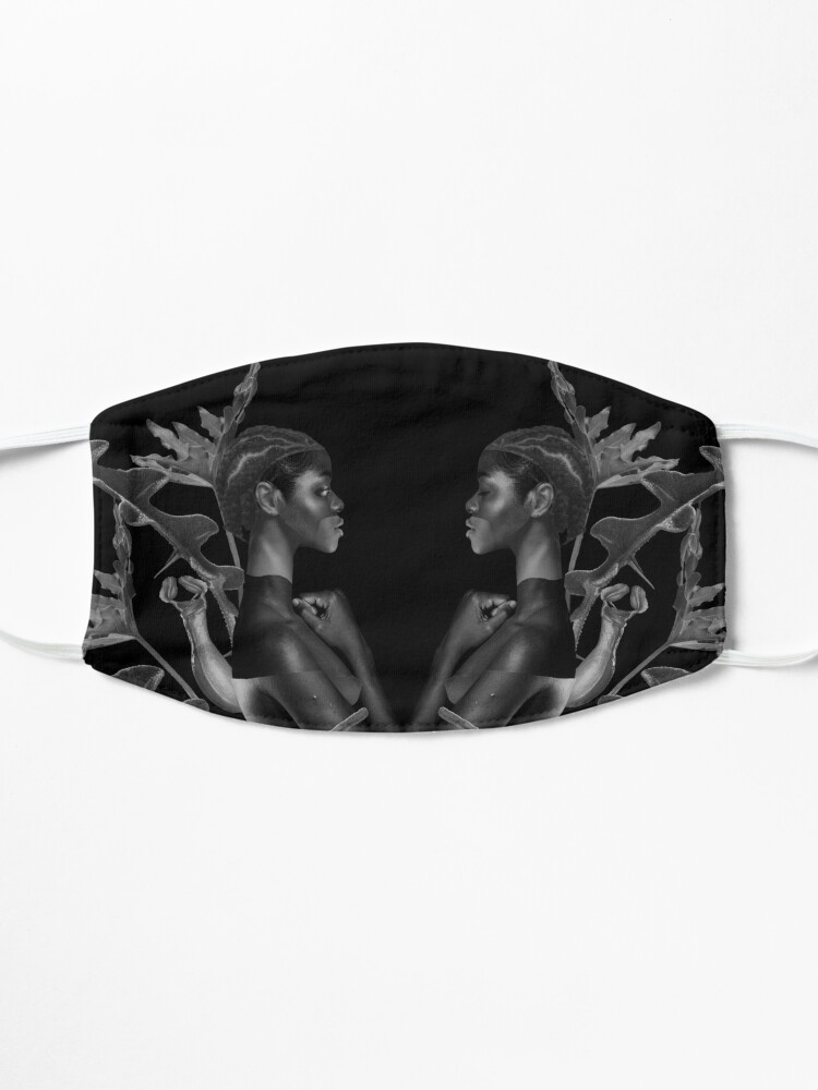 Alternate view of Rebirth of Self - butterfly, nature, metamorphosis Mask