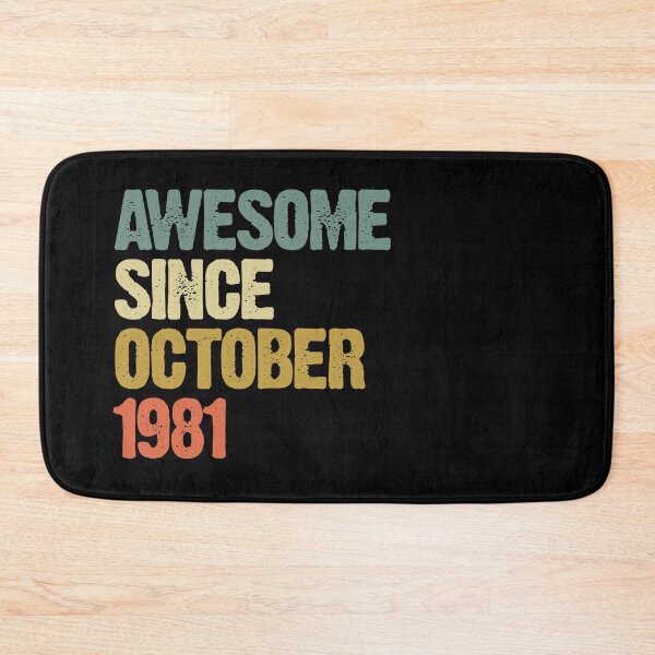 Item preview, Awesome Since October 1981 39th Birthday Gift designed and sold by vomaria.