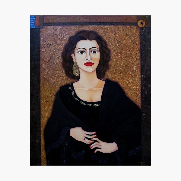 Amalia Rodrigues - Music born in the soul Photographic Print