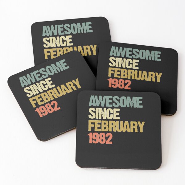 Item preview, Awesome Since February 1982 38th Birthday Gift designed and sold by vomaria.