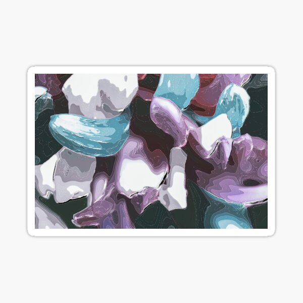 Abstract Cold Sticker