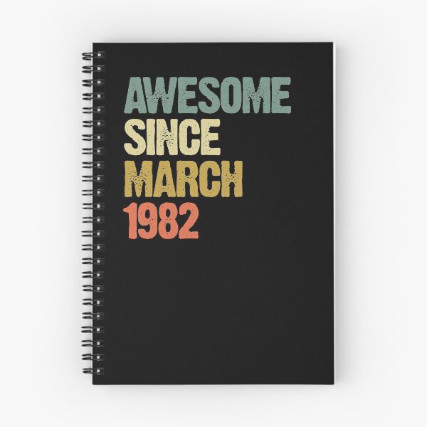 Item preview, Awesome Since March 1982 38th Birthday Gift designed and sold by vomaria.
