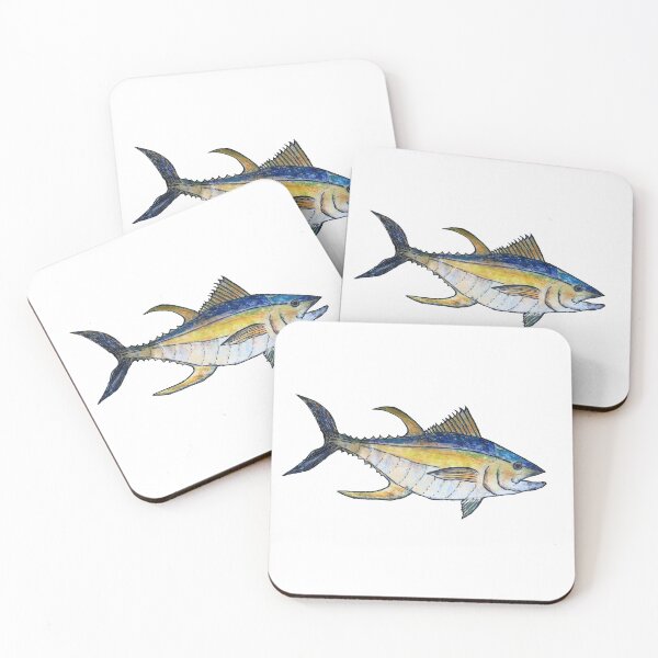 Item preview, Yellowfin Tuna Fish designed and sold by Michelebuttons.