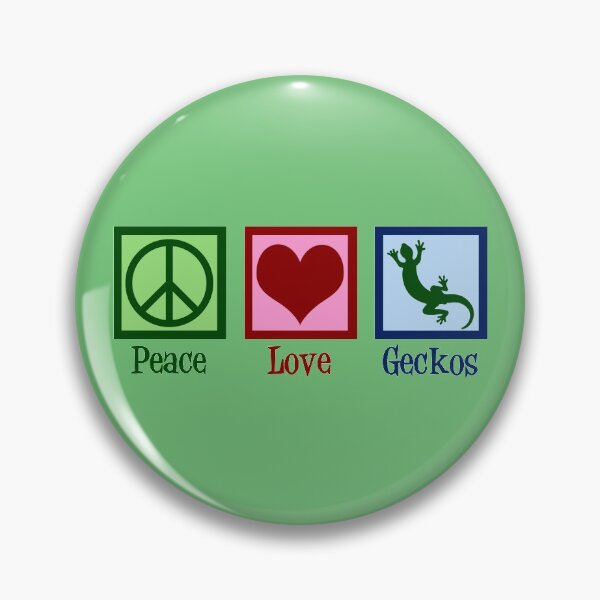 Item preview, Peace Love Geckos designed and sold by Epic Love Designs.