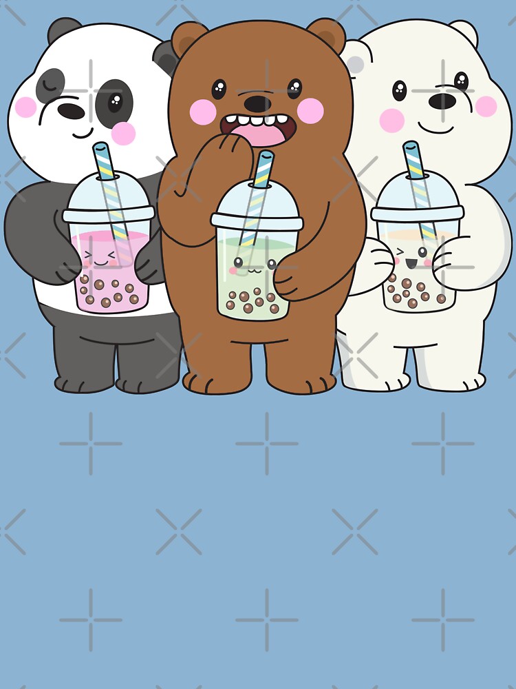 Cute We Bare Bears T - Shirt Roblox We Bare Bears Kawaii Png,We