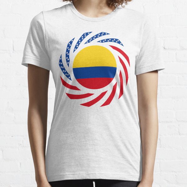 Colombian American Multinational Patriot Flag Series Essential T-Shirt