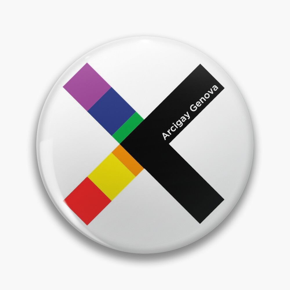 Arcigay Genova Logo Pin