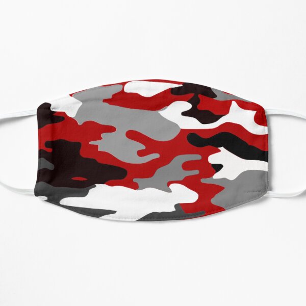 Rote Tarnfarbe Maske
