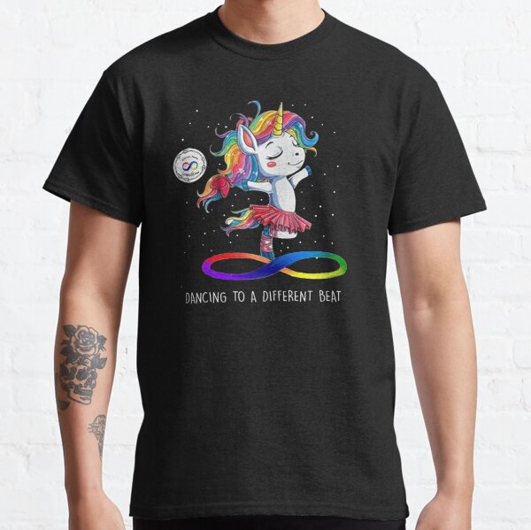 Unicorn Dancing for Neurodiversity Classic T-Shirt