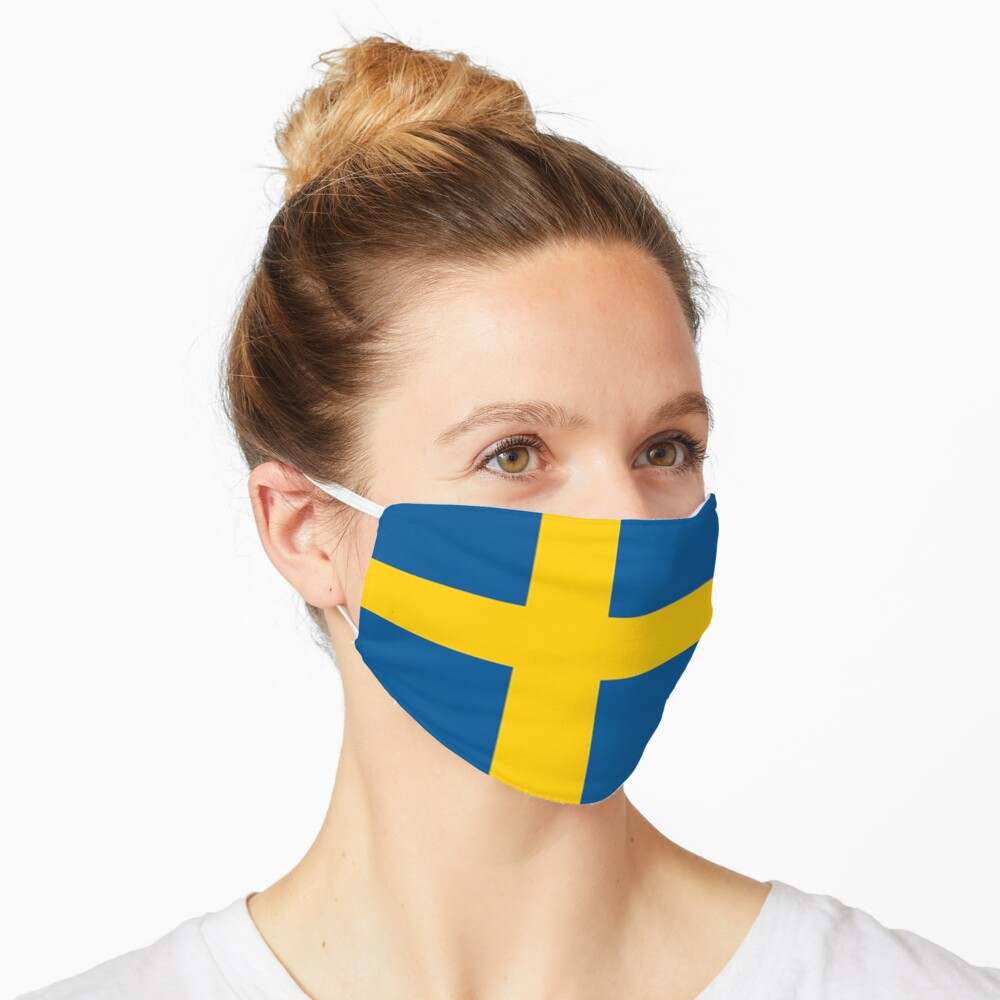 Sweden Flag Mask