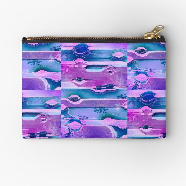 Floral abstraction Zipper Pouch