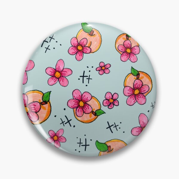Item preview, Peaches and Flowers Pattern designed and sold by BigAl3D.