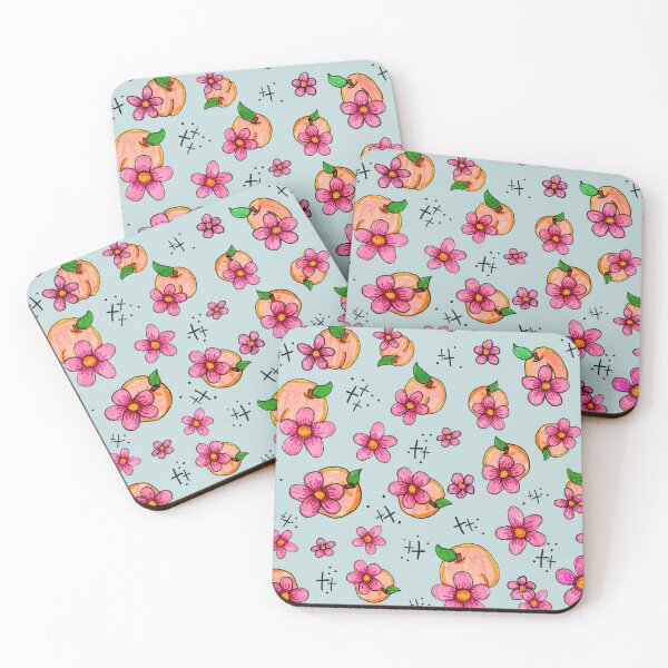 Item preview, Peaches and Flowers Pattern designed and sold by BigAl3D.