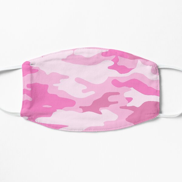 Pink camouflage Flat Mask