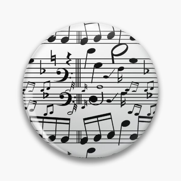 Item preview, Music Note Print designed and sold by RedTop Tees.