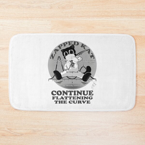Item preview, Zapped Kat - Flattening the Curve by Swoot designed and sold by swoottees.