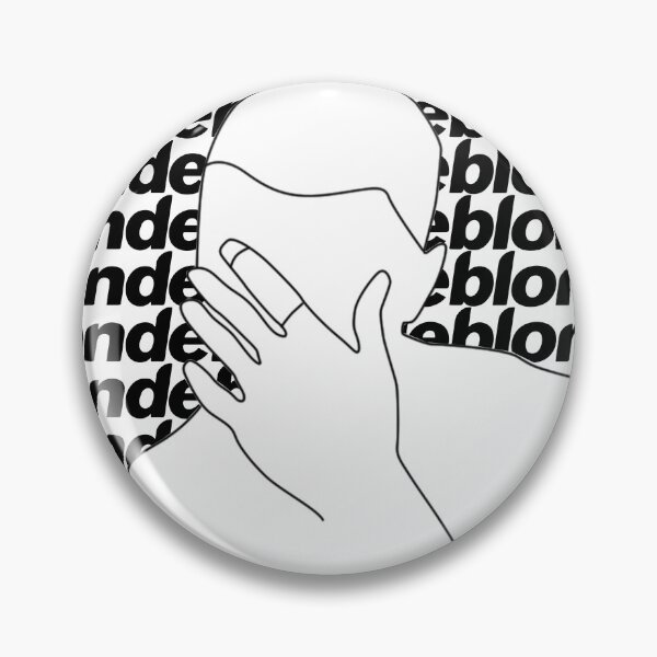 Item preview, blonde / frank ocean line art black and white designed and sold by LLCRG.