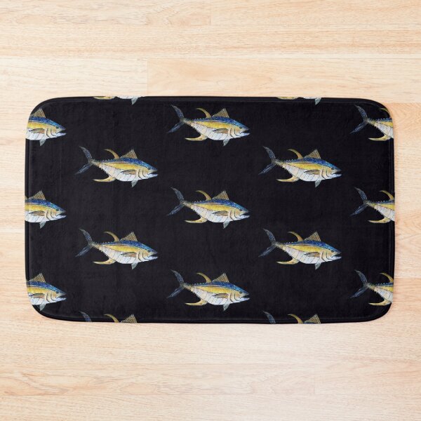 Item preview, Yellowfin Tuna Dark Waters designed and sold by Michelebuttons.