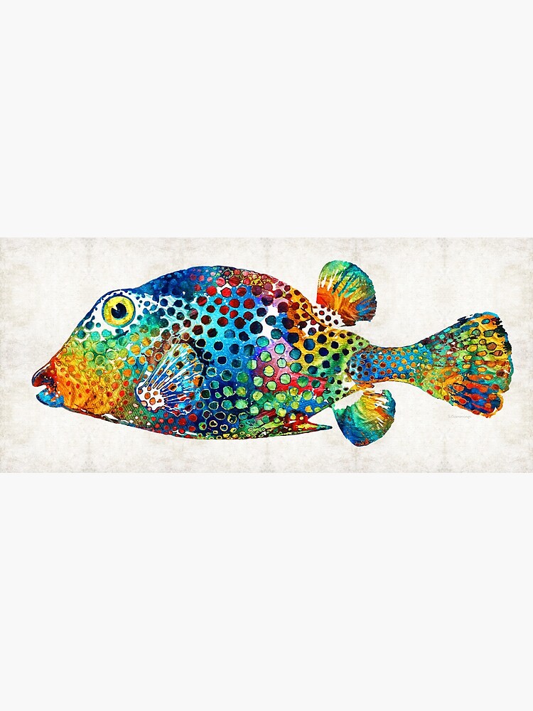 Puffer Fish Art - Puff Love - By Sharon Cummings by SharonCummings