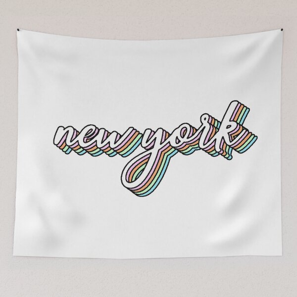 Item preview, New York Rainbow Sticker designed and sold by laurencude.