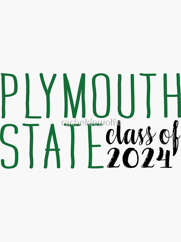 " Plymouth State University class of 2024" Sticker for Sale by