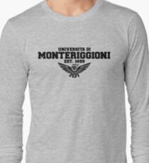 Universita di Monteriggioni (Black) Long Sleeve T-Shirt