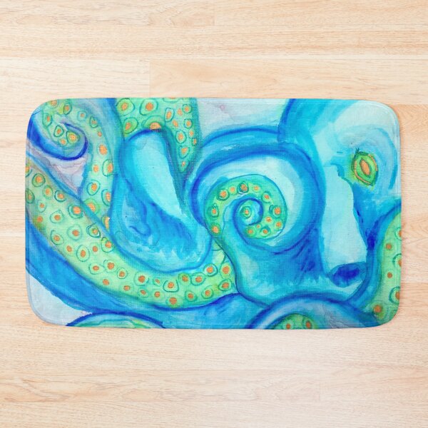 Item preview, Scheming Blue Cephalopod designed and sold by PaintedPuffer.