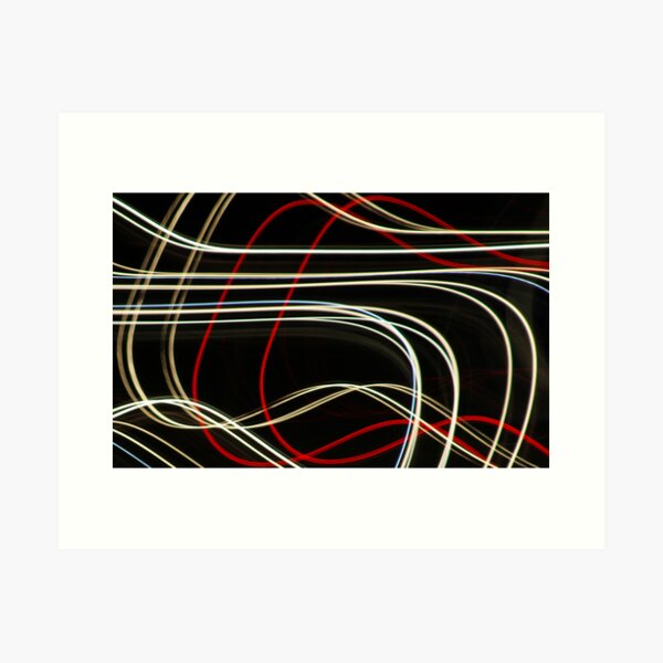 Red White 3 Art Print