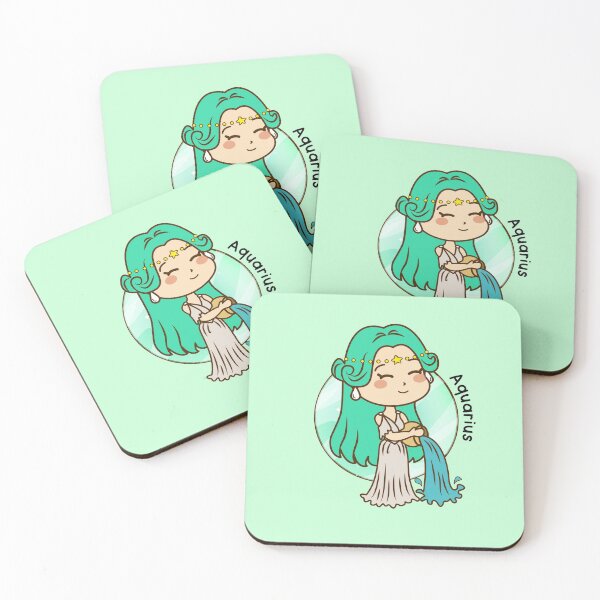 Item preview, Aquarius Zodiac Girl designed and sold by blossombook.