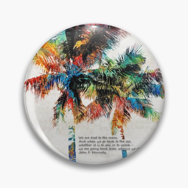 Item preview, Colorful Palm Trees - Returning Home - By Sharon Cummings designed and sold by Sharon Cummings Art.