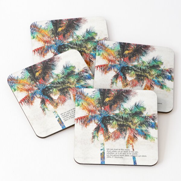 Item preview, Colorful Palm Trees - Returning Home - By Sharon Cummings designed and sold by Sharon Cummings Art.