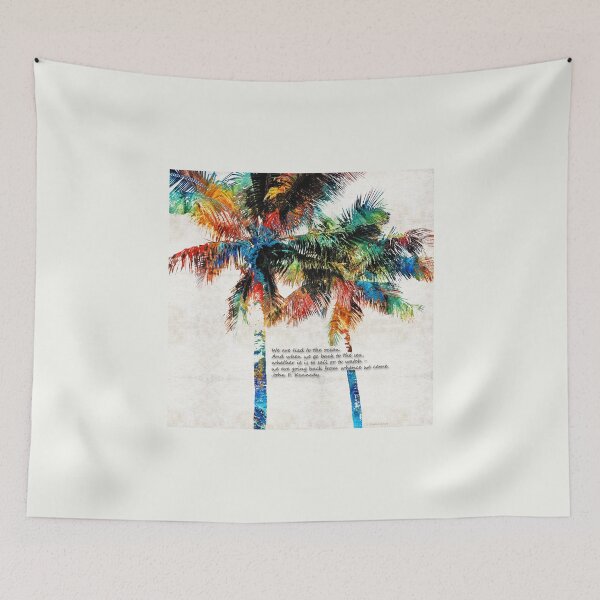 Item preview, Colorful Palm Trees - Returning Home - By Sharon Cummings designed and sold by Sharon Cummings Art.