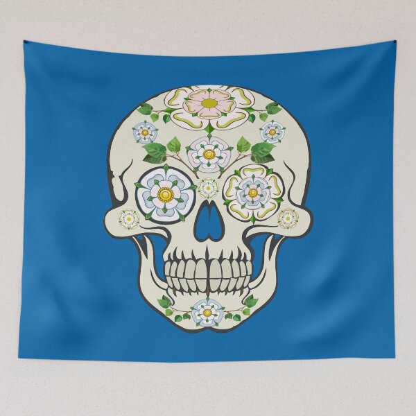 Item preview, Yorkshire Rose Sugar Skull designed and sold by DawnOTheShed.