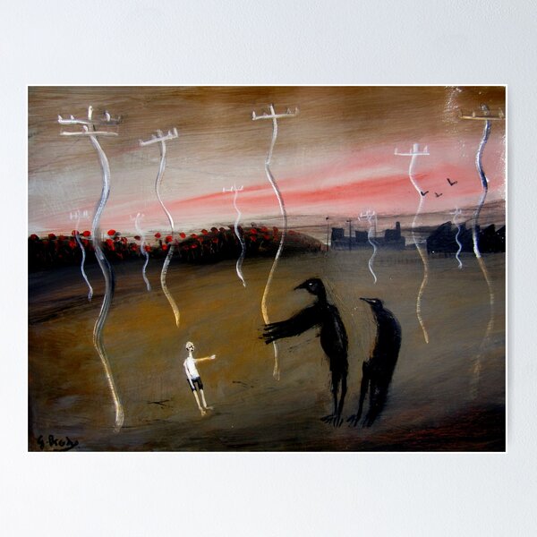 boy and crows Poster