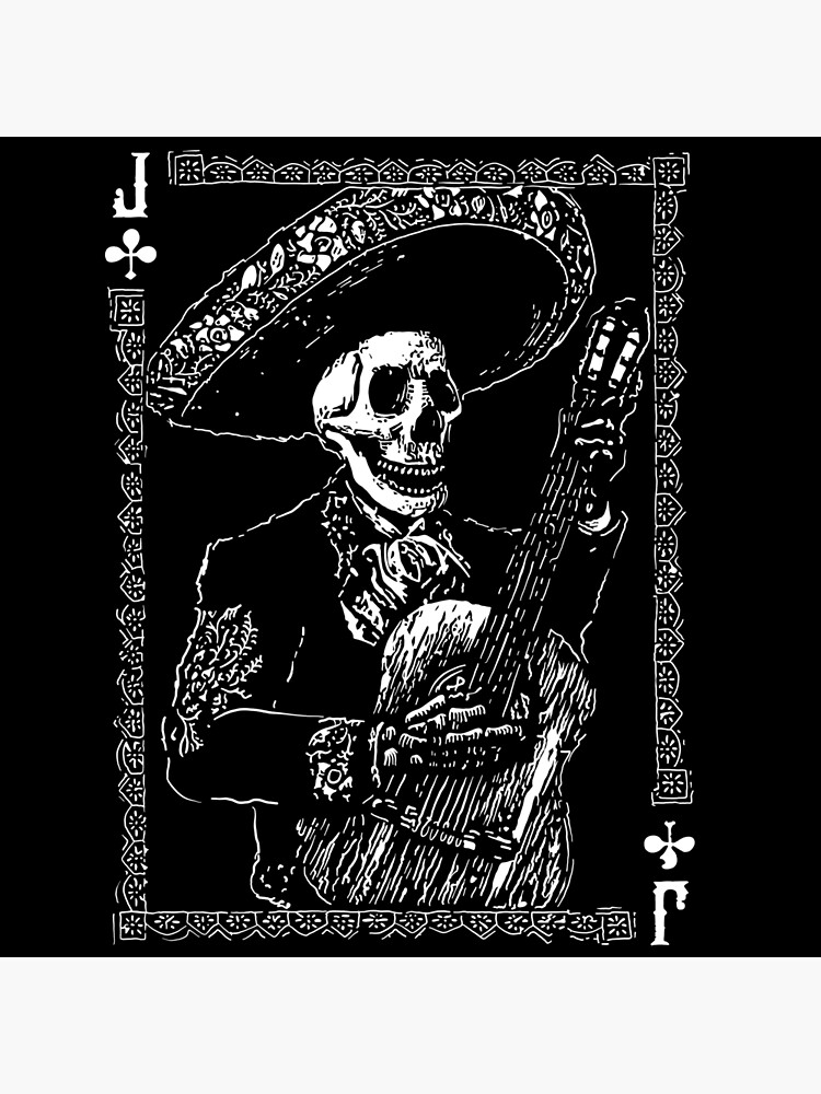 Day of the Dead Jack of Clubs by fullrangepoker