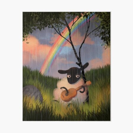 Item preview, Sheep Playing Guitar designed and sold by katiecrumpton.