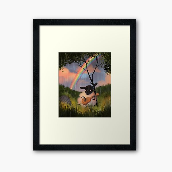 Item preview, Sheep Playing Guitar designed and sold by katiecrumpton.