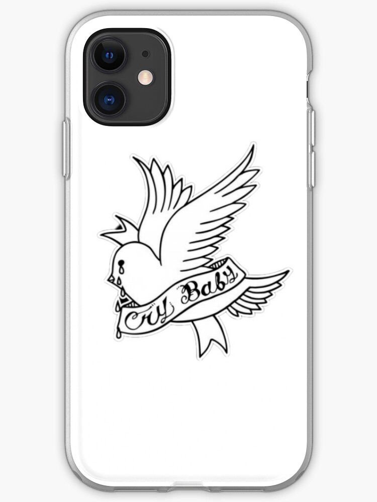 lil peep crybaby bird iphone case cover by shauna220 redbubble redbubble