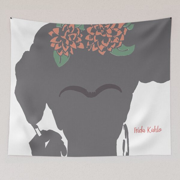 Item preview, FRIDA KAHLO Mexican Feminist portrait painting designed and sold by GalleryArtField.