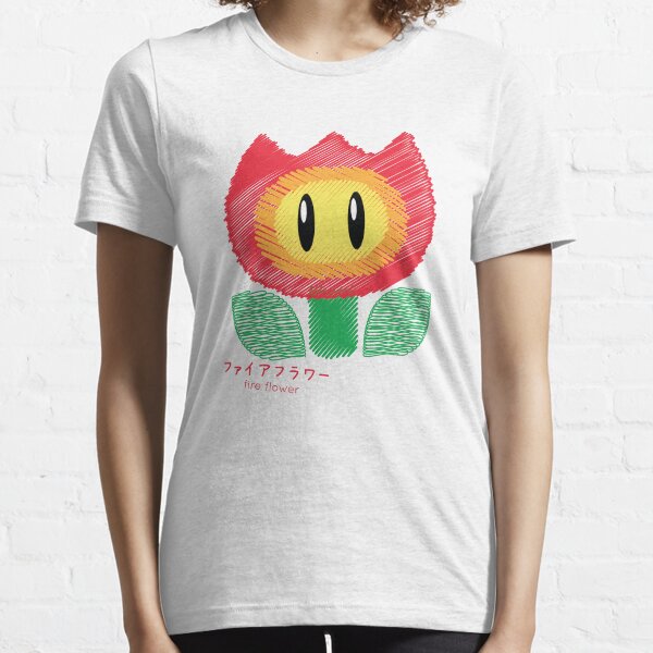 fire flower -scribble- Essential T-Shirt