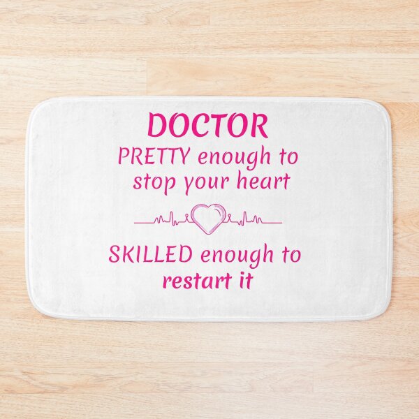 Item preview, Doctor Pretty enough to stop your heart, Skilled enough to restart it, Funny Doctor, Gift For Essential Medical workers designed and sold by ForStrong.
