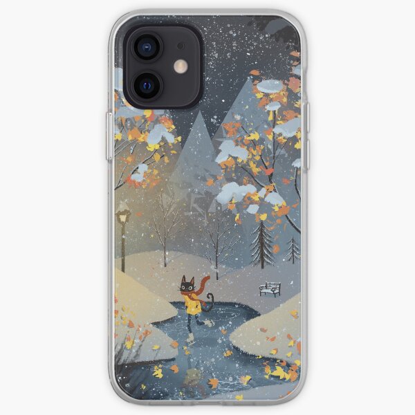 Ice Skating Cat iPhone Soft Case