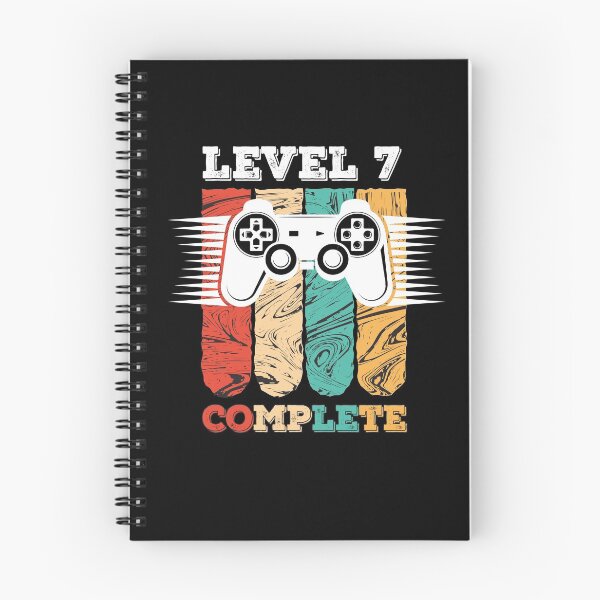 Item preview, Level 7 Complete 7th Birthday - Celebrate 7th Wedding Gift Video Gamer designed and sold by graphicmeyou.