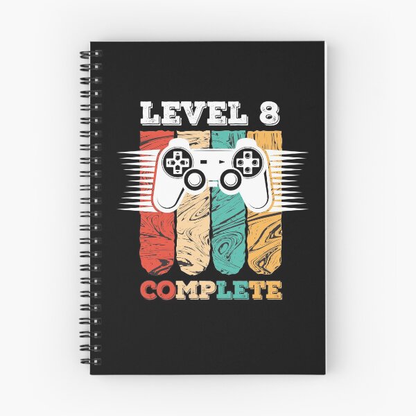 Item preview, Level 8 Complete 8th Birthday - Celebrate 8th Wedding Gift Video Gamer designed and sold by graphicmeyou.
