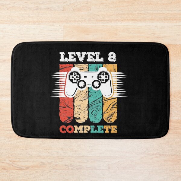 Item preview, Level 8 Complete 8th Birthday - Celebrate 8th Wedding Gift Video Gamer designed and sold by graphicmeyou.